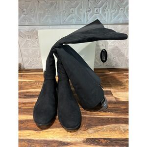 Style & Co Womens Kimmball Black Knee High Boots Size 7.5